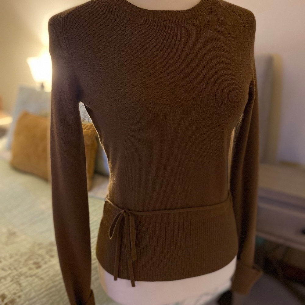 Brown Merino Wool Sweater by Loft, size medium